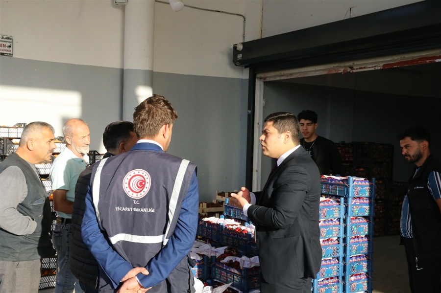 Kurban Bayramı Öncesi Kent Merkezindeki Sebze, Meyve Halinde ve Otobüs Terminali, Dinlenme Tesisi Gibi Alanlarda Denetimler Gerçekleştirildi